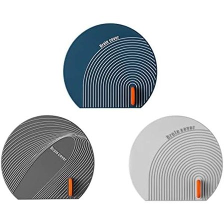 Silikonpropper for vask, badekarpropp, avløpspropp, universell badekarpropp, for dusjgulv, badekarpropp, vask