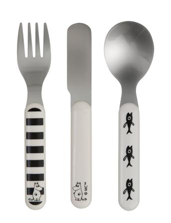 Moomin Water And Bath, Cuttlery, 3-Part Home Meal Time Cutlery Multi/patterned Rätt Start