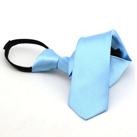 Färdigknuten slips enfärgad - Flera färger