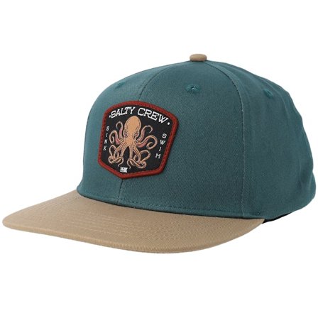 Salty Crew - Grøn snapback Kasket - "Tako Club Boys Hydro/Khaki Snapback " @ Hatstore