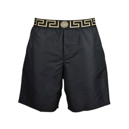 Versace Beachwear Sort, Herre Badeshorts, Størrelse: L