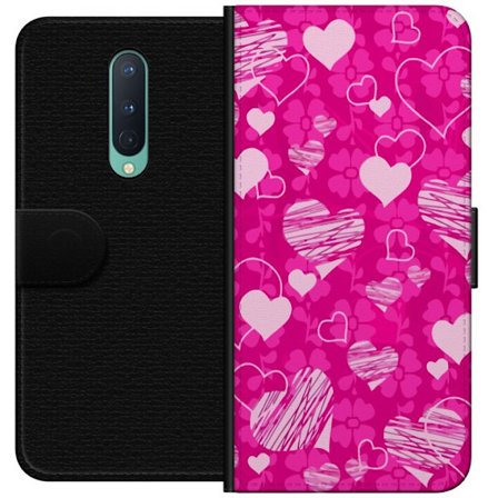 Kompatibelt Lommeboketui til OnePlus OnePlus 8 PopHjerteMønster