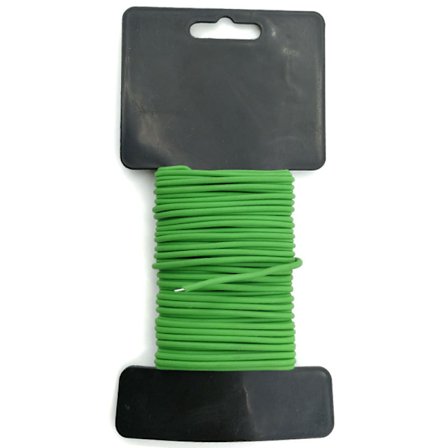 2,5 mm * 10 Grønn Plante Twist Tie Fleksibel Hagebinding Plastbelagt