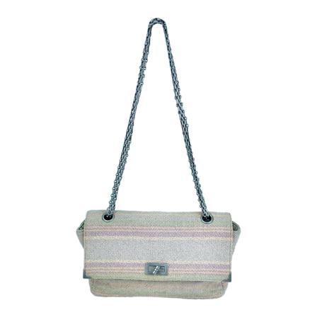 Chanel Vintage Shoulder Tass , Roze , Dames , Maat: ONE Size Vintage Tassen