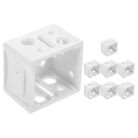 8 stk. 1 tommer Blinde Beslag Udskiftninger Mini Blinde Beslag Husholdningsvindue Persienner Hovedgavl Beslag