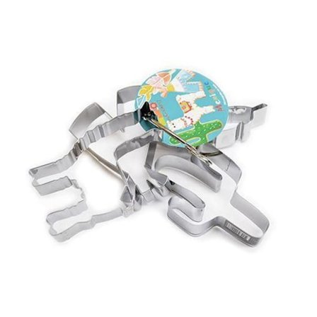 Udstikker - Lama - 4 stk - Rustfrit stål - Opvaskemaskinevenlig - Lama tema