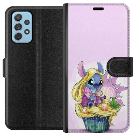 Samsung Galaxy A52 5G Tegnebogsetui Stitch Prinsesse