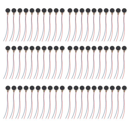 30 stk. flad vibrationsmotor, ultratynd mini mønt flad vibrationsmotor til mobiltelefoner, tablets, 3 V 12000 rpm