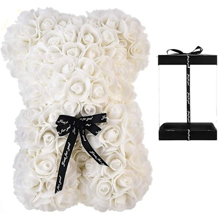 Rose Bear - Rose Teddy Bear 10 Tommer Hugz Teddy Flower Bear