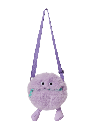 RIKIKI Axelväska i fuskpäls FUZZY Väskor Lila ONESIZE