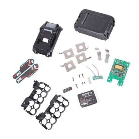 5S2P 10x21700 Holder Lithium Batterikasse Opladningsbeskyttelseskredsløbskort Skalboks Til 18V BL1830 BL1890 Hus
