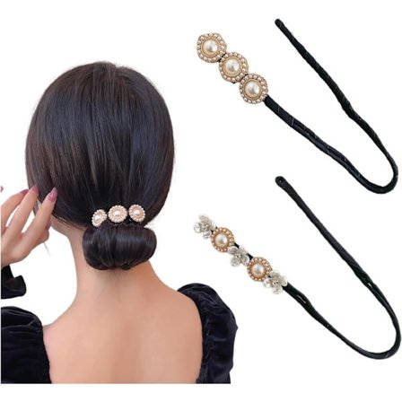 2 kpl Magic Bun -hiusdonitsi, hiusdonitsi, kampausdonitsi, hiusdonitsi