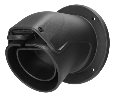 Deltaco Vinklet Veggbrakett For Type 2 Støpsel