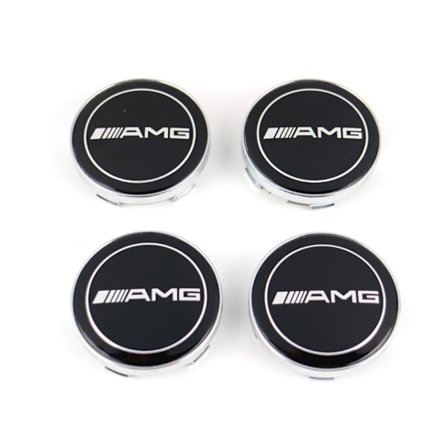 Mercedes AMG centrumkåpor till fälgarna 60mm passar 57mm hål 4-pack ..