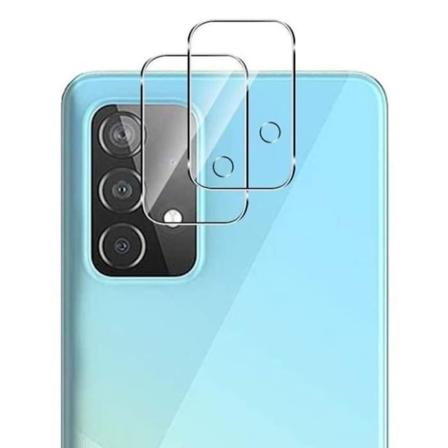2 x hærdet glas bagkamera til Samsung Galaxy A52 4G-5G Transparent