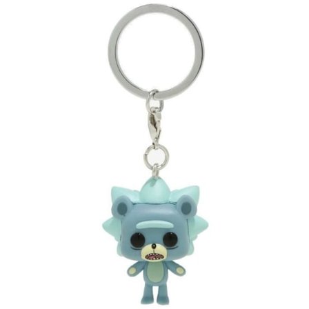Nøglering Funko Pop! - Rick og Morty - Rick Teddy - Multifarvet - Plast - Unisex