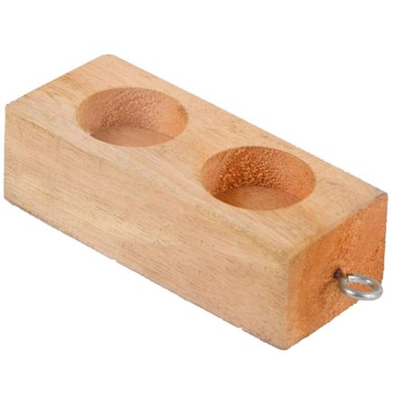 2/6 Reiän Kitkalohko Fysiikan Kokeiluvälineet Puulohko Koukulla Opetusvälineet Koulutuskäyttöön