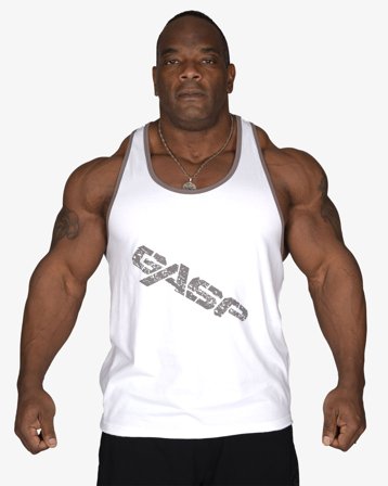 Gasp Vintage T-back - White - L