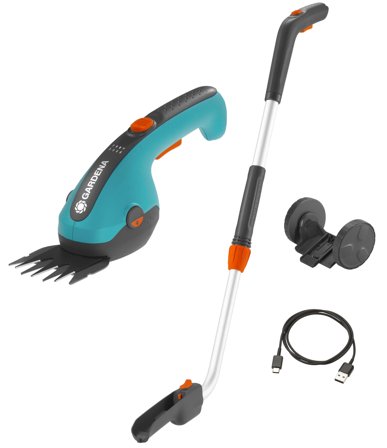 Gardena 68003720 Gresssaks med batteri og lader, Hagemaskiner