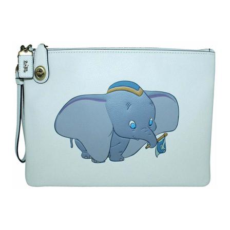 Coach Pre-owned Pre-owned Clutches , Blauw , Dames , Maat: ONE Size Vintage Tassen