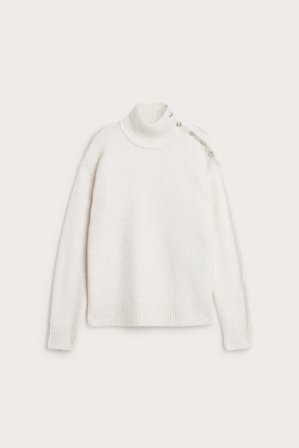 Kappahl | Strikket pologenser | Hvit