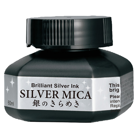 ZIG Kuretake Silver Mica Ink 60 ml