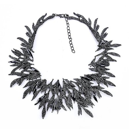 Rhinestone Halsband Halsband Smycken Korta Halsband Dam Och Flickor Nyckelben Halsband Kläder Tillbehör svart Xq-ps95