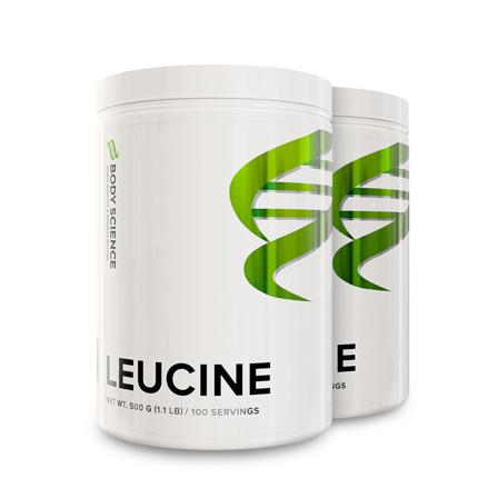 2 x L-leucin - 500 g - Body Science Leucine - Aminosyror, Kosttillskott, Aminosyror, Enskilda Aminosyror