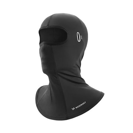 Wozinsky WKM-02B Balaclava Ansigtsmaske Motorcykel Cykel Balaclava med brillehuller - Sort