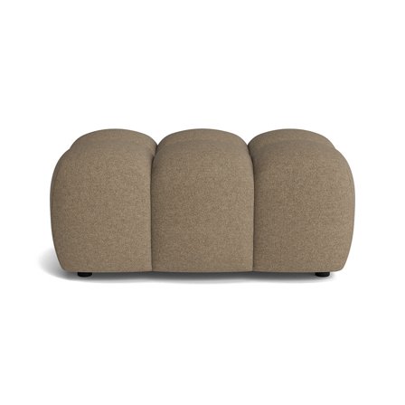 Puffy puf, 64x95 - Aurora Mørk Beige - 95x64x40 - Puf