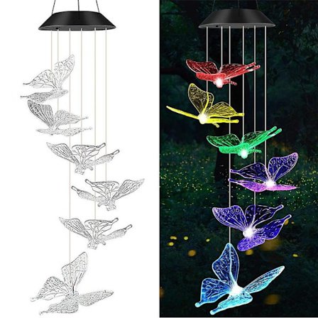 Tuulikellot Solar Butterfly Lights Tuulikellot Valot