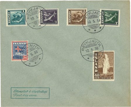 Island - AFA 197+210-214 - FDC
