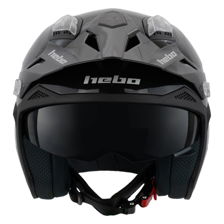 Kypärä Hebo Zone 5 Yksivärinen Kiiltomusta S