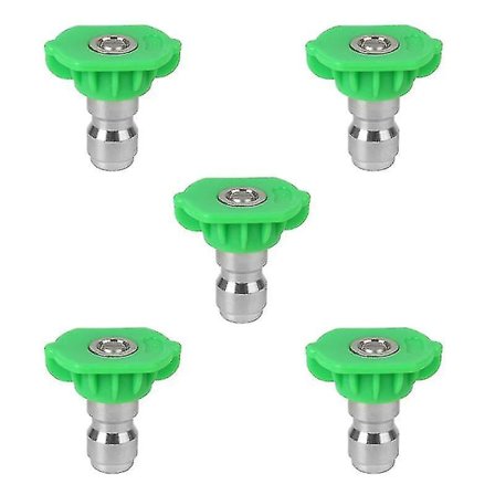 Trycksättarmunstycke Set, Ersättning, 5-pack (grön)