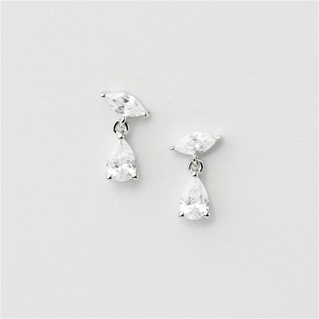 Drop Marquise Studs