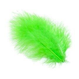 Marabou Plumes - Fl. Green