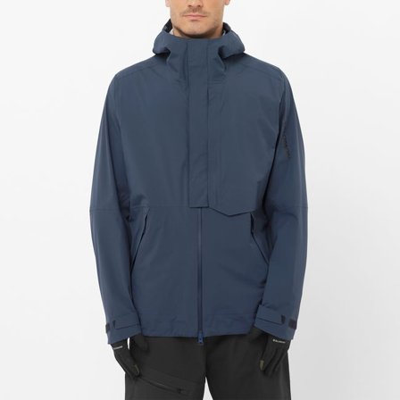 Salomon - Veste Shell pour homme Outerpath Pro 2.5l - Blue Nights