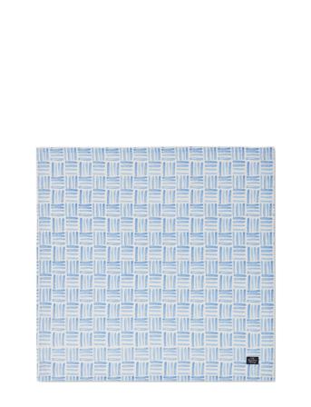 Graphic Printed Cotton Napkin Home Textiles Kitchen Textiles Napkins Cloth Napkins Sininen Lexington Home
