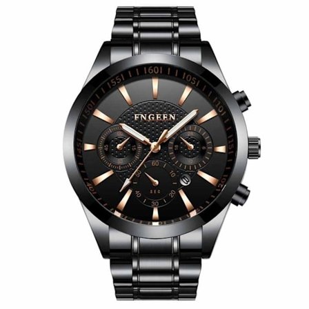FNGEEN Armbandsur Steel Svart/Svart