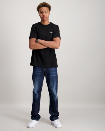 MAGGIORE Logo T-Shirt Svart T-shirts Kille - Kids Brand Store