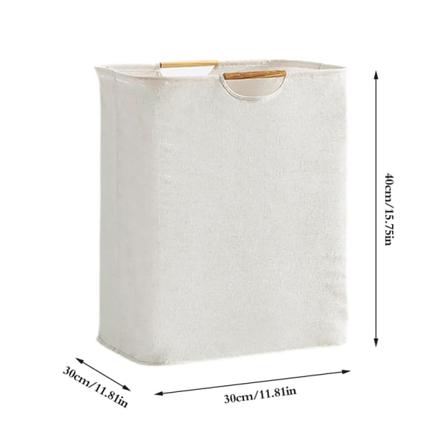 Suurikapasiteettinen pyykin säilytys Likaisten vaatteiden säilytyskori wit 30*30*40cm