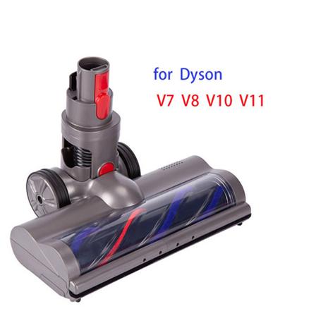 Harja, joka on yhteensopiva Dyson V7, V8, V10, V11 -imureiden kanssa, suoraan ajettava puhdistuspää, jossa on 4 etuvaloa koville lattioille ja 