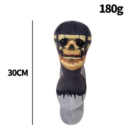 Tegneserie Plysj Leke Skibidi Toalett Plysj Leke SKELETT TOALETT MANN