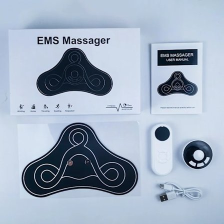 Modes Nackmassage Mini Elektrisk Bekväm Smart Cervikal Massage Gel Klistermärken Pads Nackbyte Cervikal Massager
