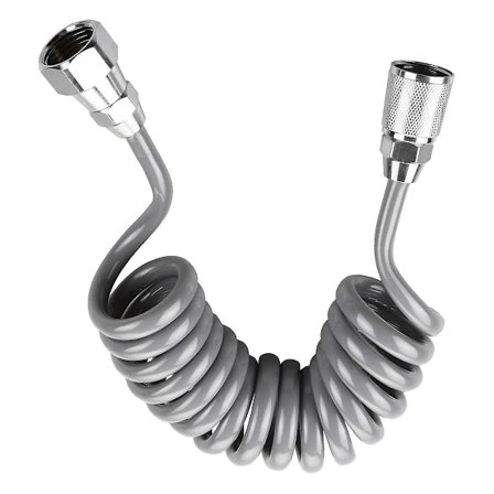 Diskho Blandare Slang 348 cm, Flexibel Teleskopisk Duschslang VVS