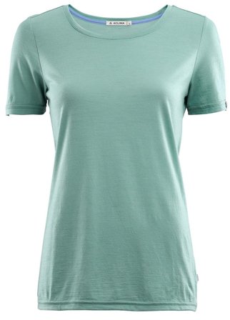 Aclima W's LightWool T-Shirt Oil Blue