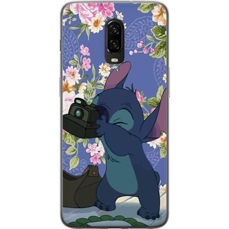 Yhteensopiva Puhelinkuori OnePlus 6T Stitch med kamera