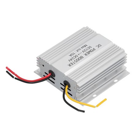 12V til 24V DC-DC strømomformer spenningsforsterker 10A 240W for bilstereo-overvåkingssystemer