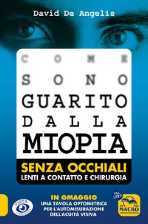 Come sono guarito dalla miopia. Senza occhiali, lenti a contatto e chirurgia. Con tavola optometrica David De Angelis