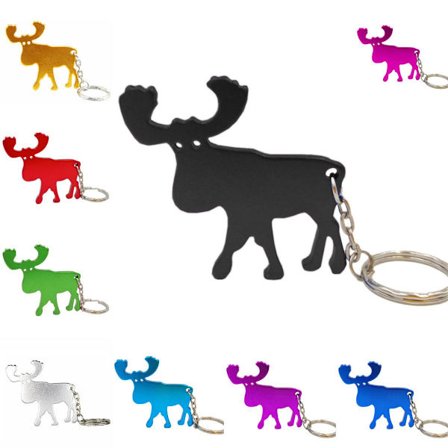 Avaimenperä - Pullonavaaja - Hirvi - Useita värivaihtoehtoja